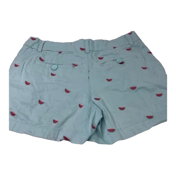 British Khaki Shorts Size 4 Watermelon Pattern - Picture 2 of 4